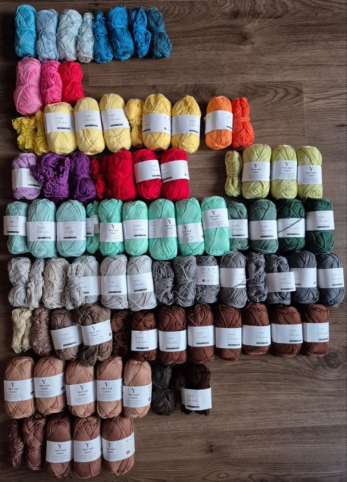 Partij Yarn and colors must have, katoen, garen, katoengaren, Ophalen of Verzenden, Breien of Haken, Wol of Garen