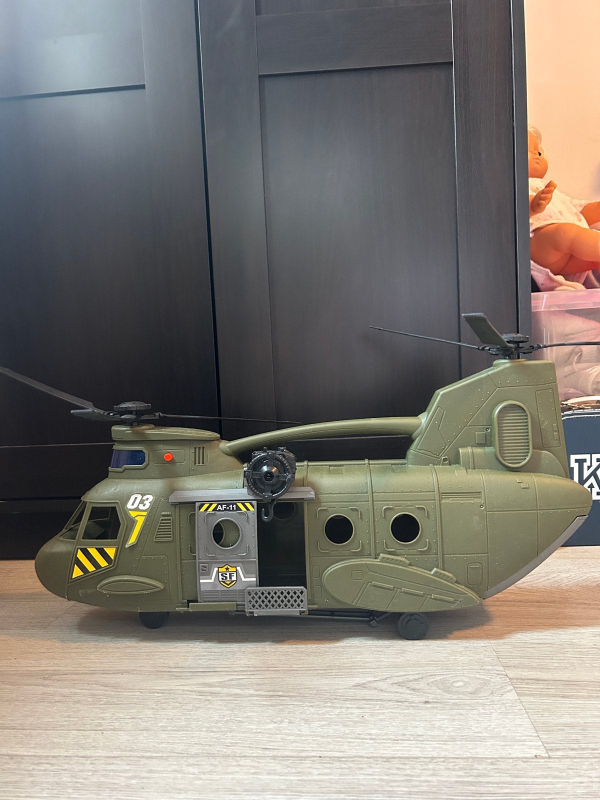 Soldier Force Chinook helikopter, Ophalen, Gebruikt