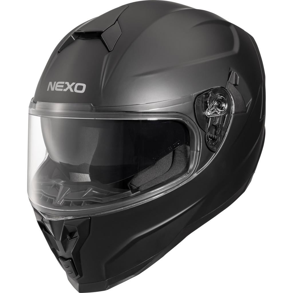 NEXO Integraalhelm Mat Zwart - Maat XL, Motoren, Kleding | Motorhelmen, Overige merken, XL, Ophalen of Verzenden, Integraalhelm