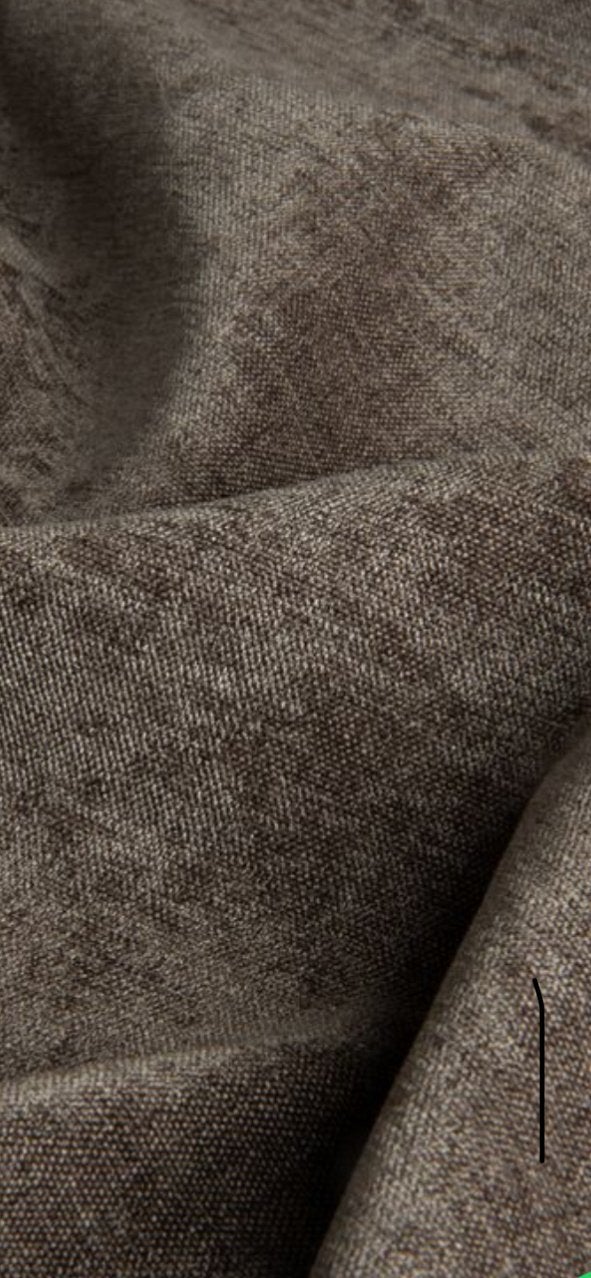 Meubelstof chenille velours taupe, Ophalen of Verzenden, Nieuw, Polyester