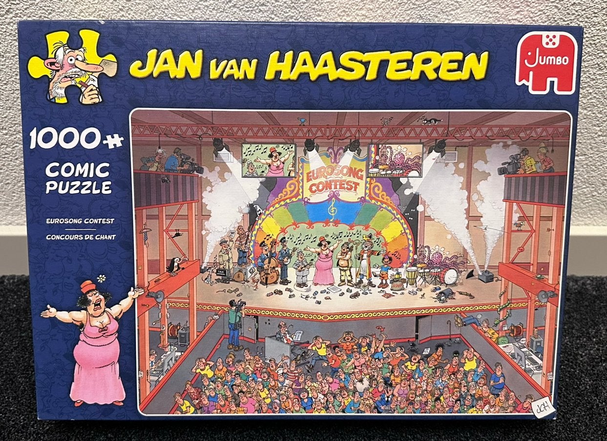 Jan van Haasteren puzzel 1000 stukjes EUROSONG CONTEST