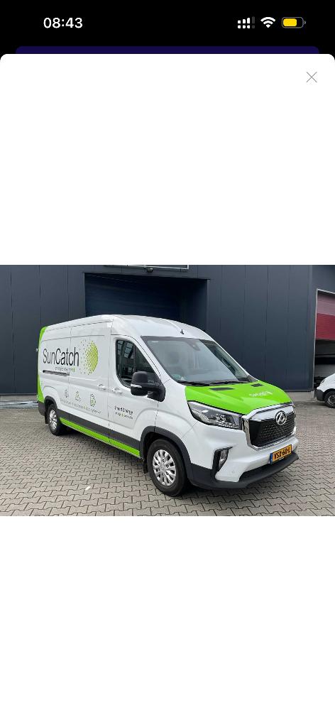Maxus Edeliver 9 GB 89 kWh 204pk L3h2 2022 Wit, Auto's, Bestelauto's, Maxus, Wit, Origineel Nederlands, Elektrisch