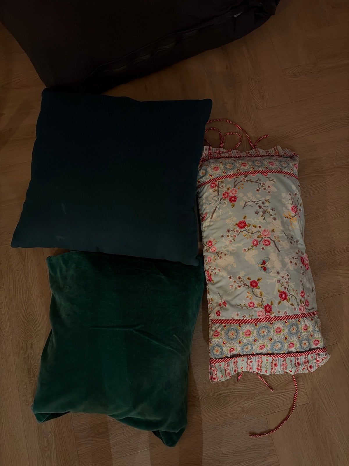 Set van 3 diverse kussens, Ophalen, Gebruikt, Vierkant, Sierkussen