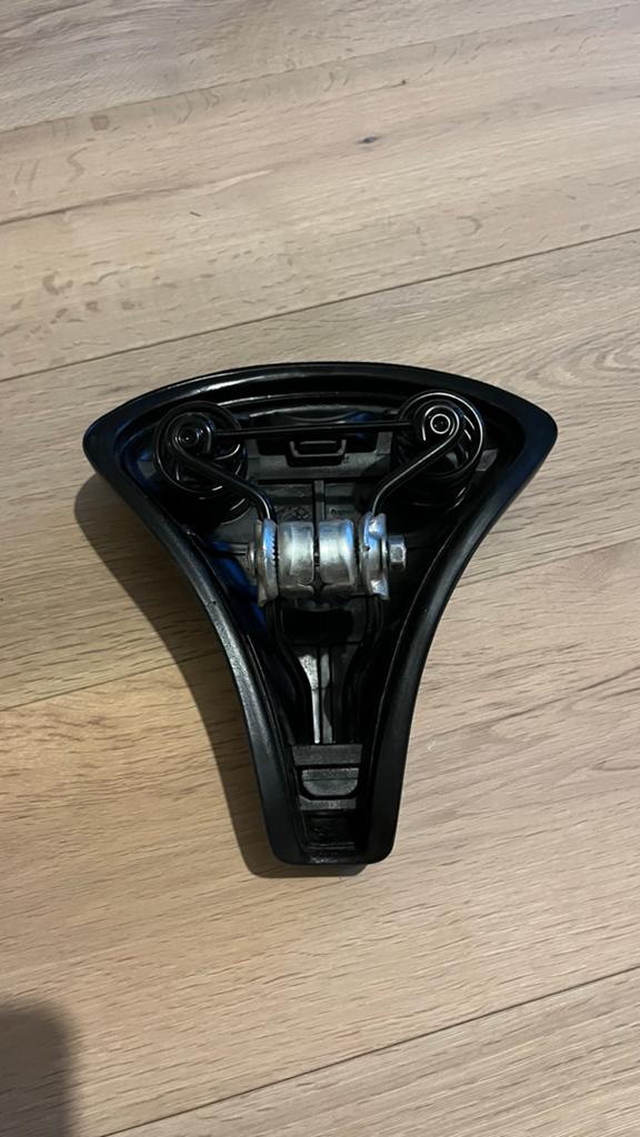 Zwart fietszadel met vering - Selle Royal Holland Unitech, Fietsen en Brommers, Fietsonderdelen, Ophalen, Kunststof, Zo goed als nieuw