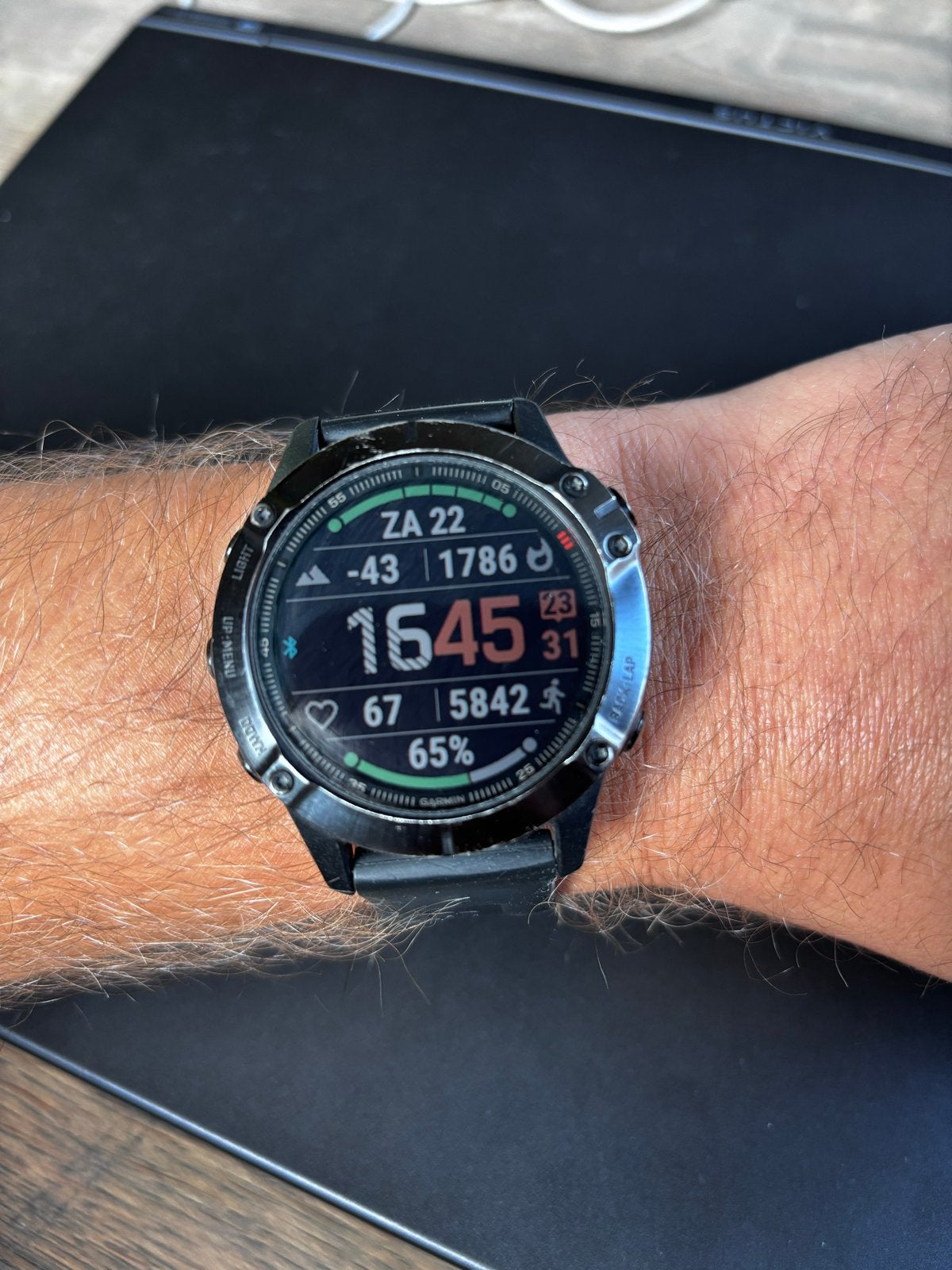Garmin Fenix 6 Pro - Zwart -, Sieraden, Tassen en Uiterlijk, Sporthorloges, Zwart, Ophalen of Verzenden, Waterdicht, Android