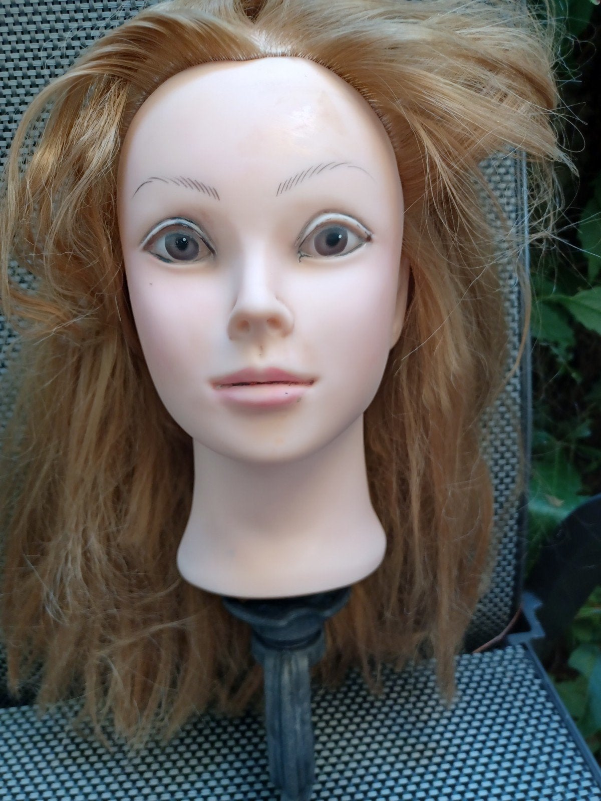 Kappers oefenhoofd met lang blond haar, Ophalen of Verzenden, Meerdere media, Overige typen