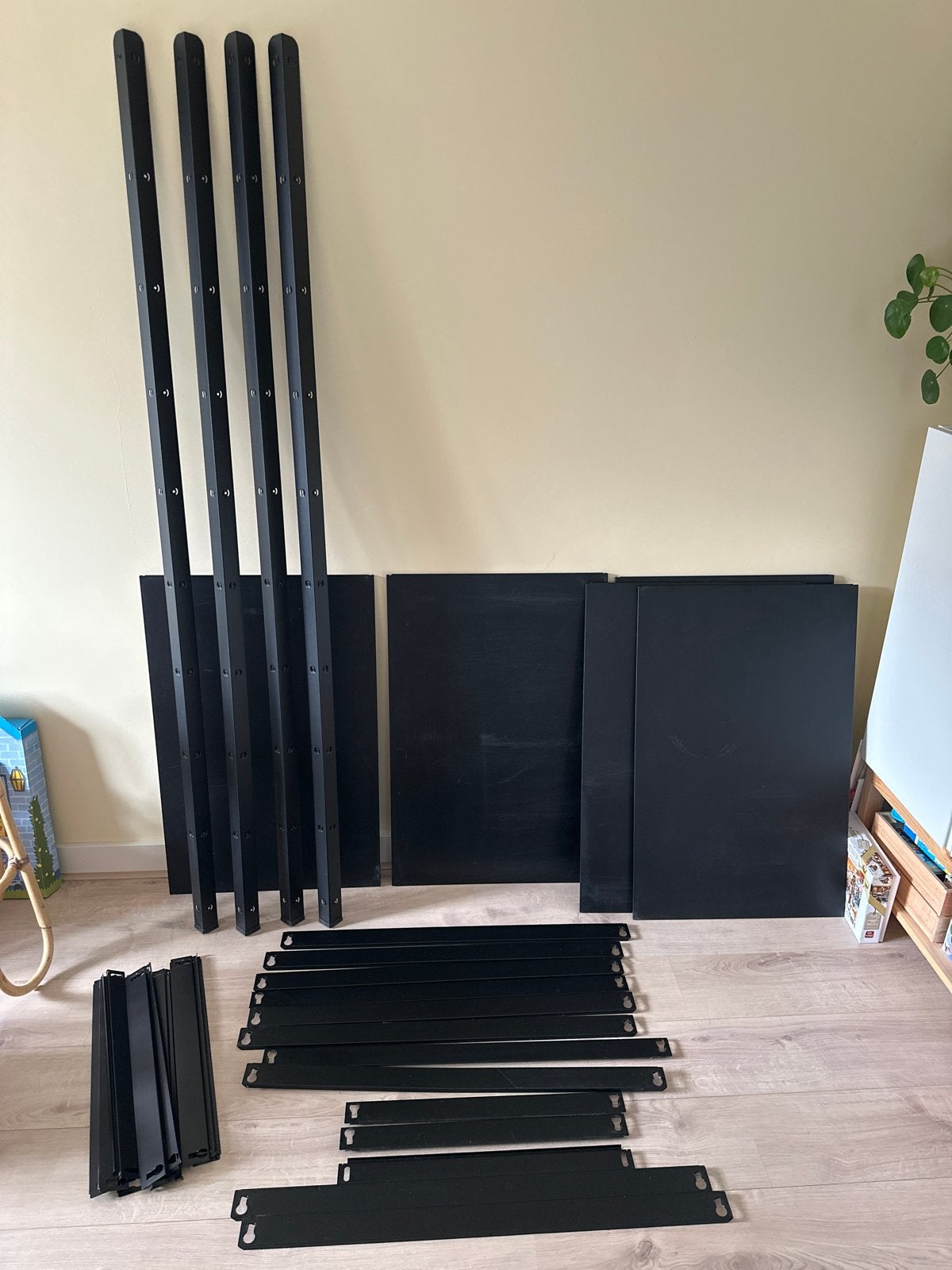 IKEA Brör Stellingkast met 5 planken - Zwart, Ophalen, Zo goed als nieuw