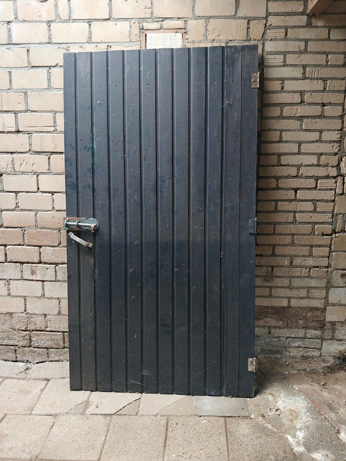 houten tuindeur, Tuin en Terras, Ophalen, Gebruikt, Minder dan 100 cm, Draaipoort