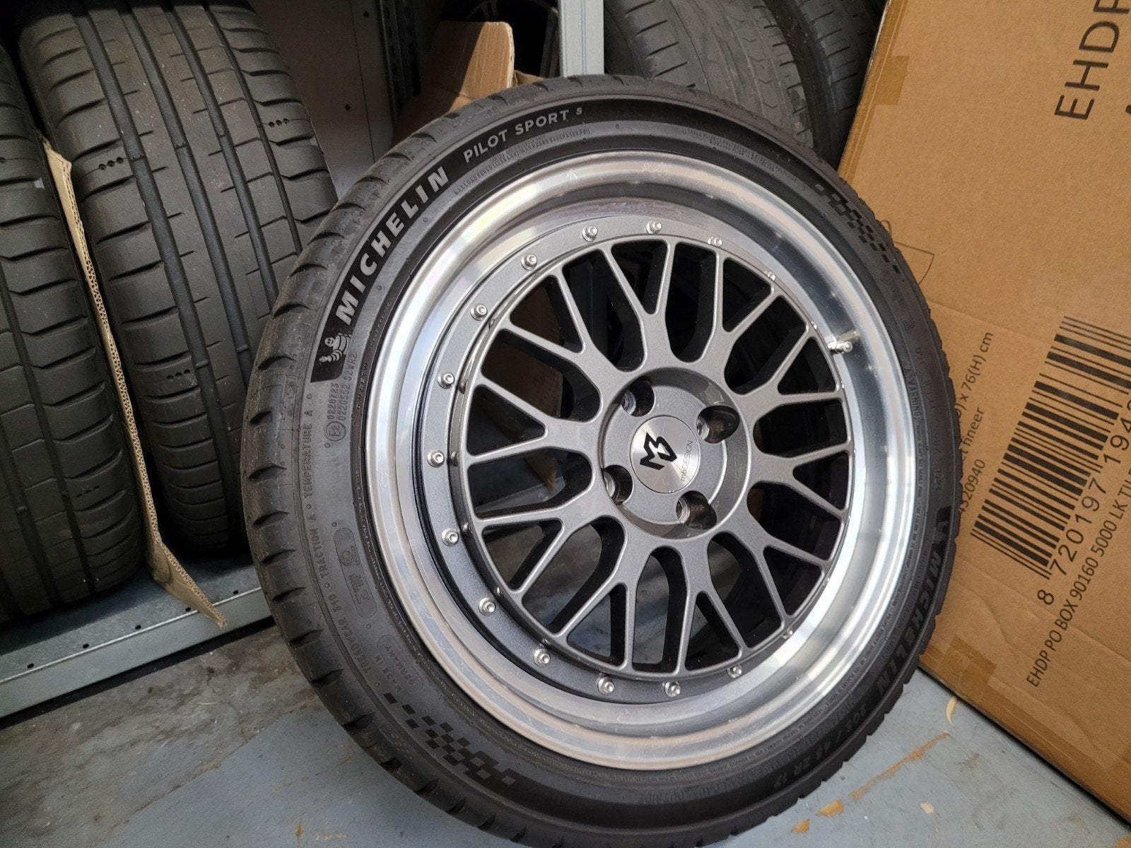 set velgen en banden 205/45 /17 , Mazda, MX5, Ophalen, 17 inch, 205 mm, Band(en)
