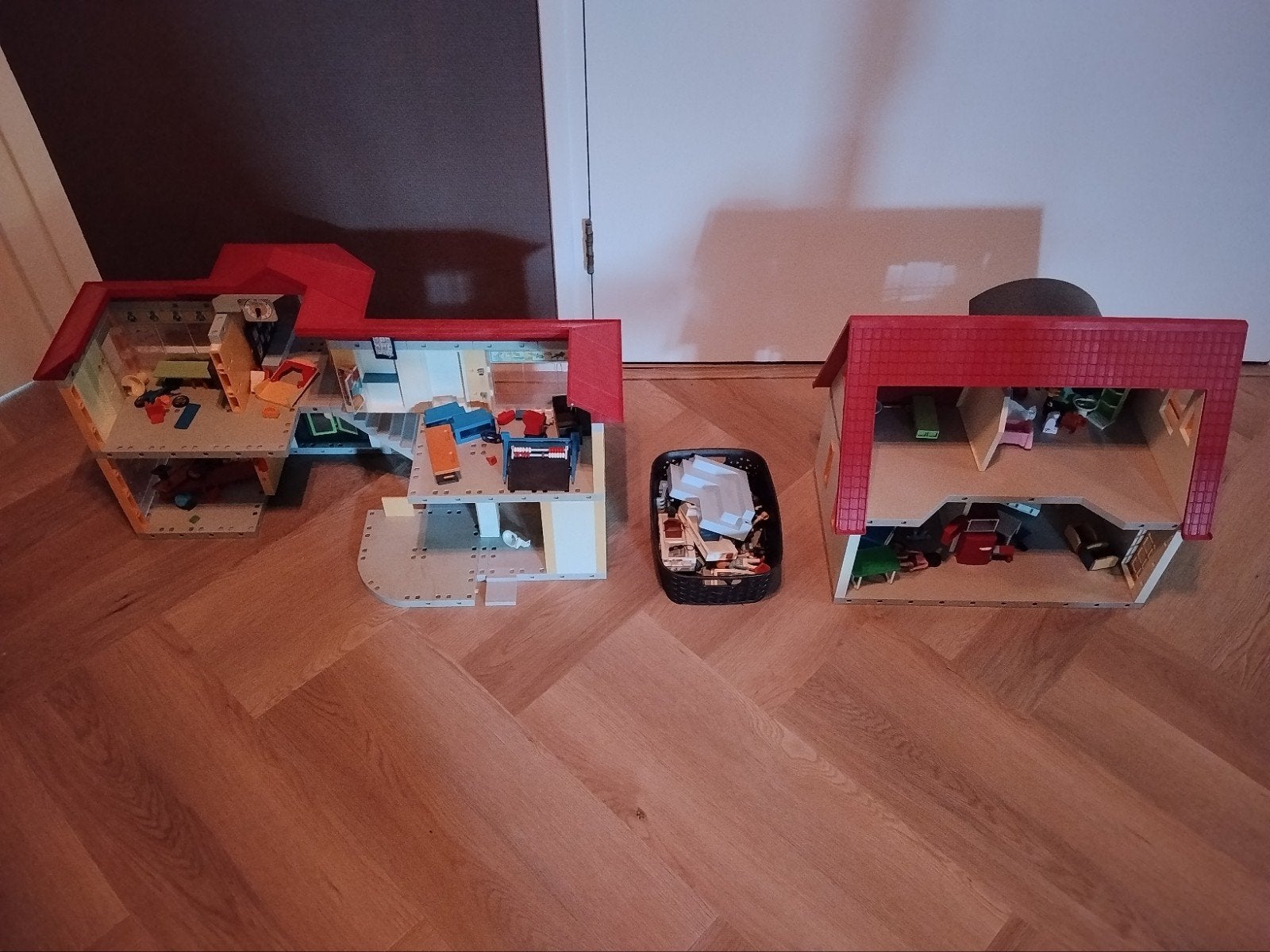 Groot Playmobil school en poppenhuis met veel accessoires, Ophalen, Gebruikt, Overige typen