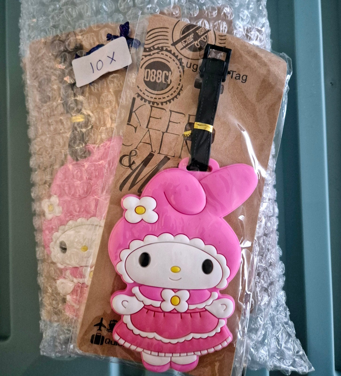 Sanrio bagagelabel/luggage tag Kitty,  Melody etc., Sieraden, Tassen en Uiterlijk, Ophalen of Verzenden, Nieuw