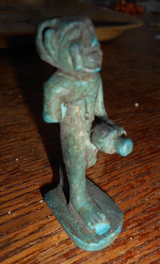 Small statue from Egypt (K-BKB-294), Ophalen of Verzenden, Zo goed als nieuw