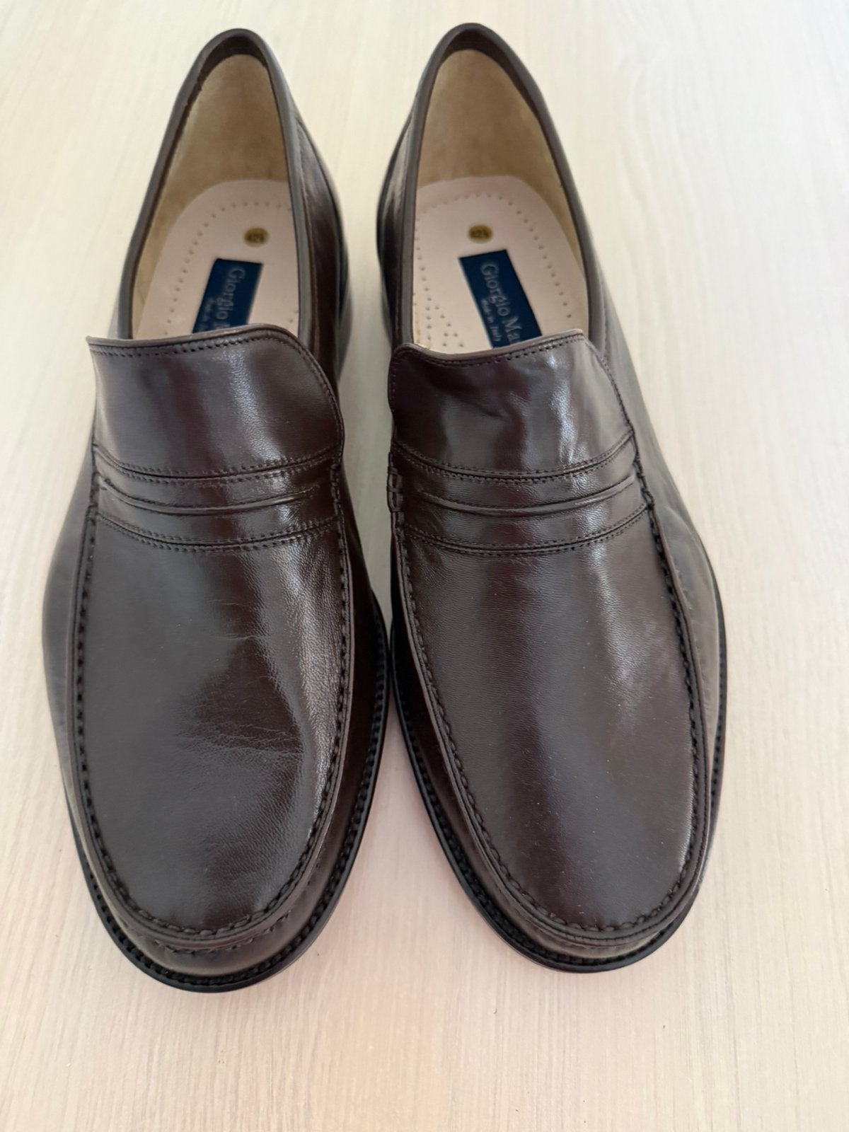 Nieuwe instappers maat 42 1/2 kastanjebruin, Kleding | Heren, Ophalen of Verzenden, Nieuw, Bruin, Loafers