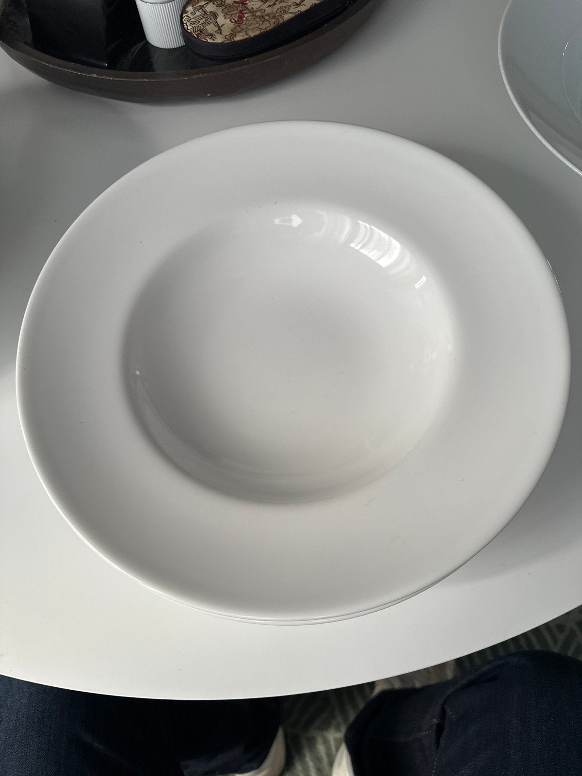 2 pasta borden van Bijenkorf Collection, Overige merken, Ophalen of Verzenden, Zo goed als nieuw, Bord(en)