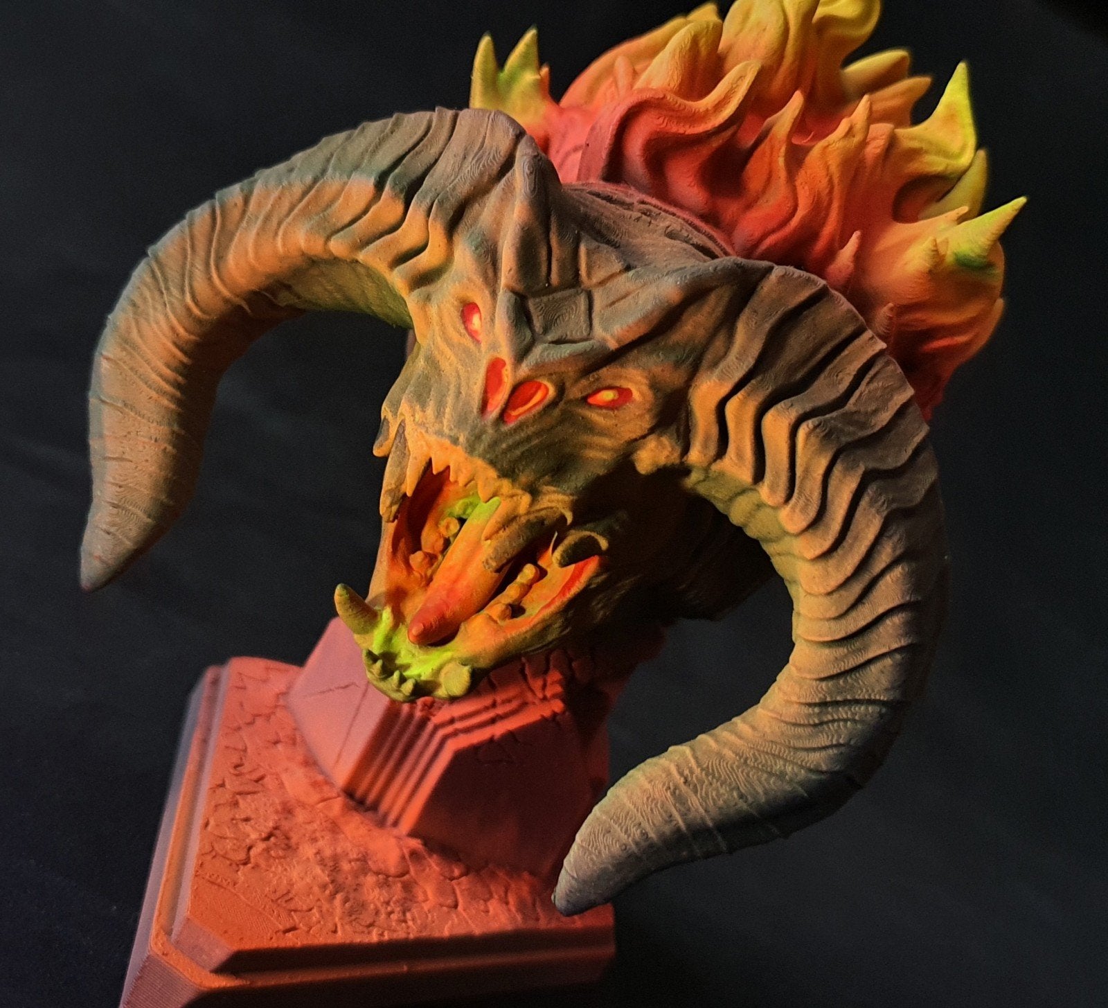 lord of the rings balrog bust, Ophalen of Verzenden, Nieuw, Film, Beeldje, Replica of Model