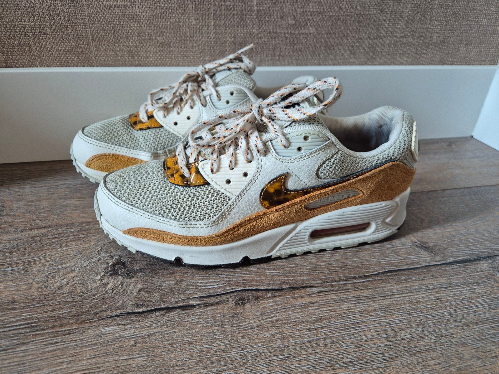 Nike Air Max 90 Dames Maat 39 Leopard Print Sneakers, Nike, Ophalen of Verzenden, Sneakers of Gympen, Gedragen