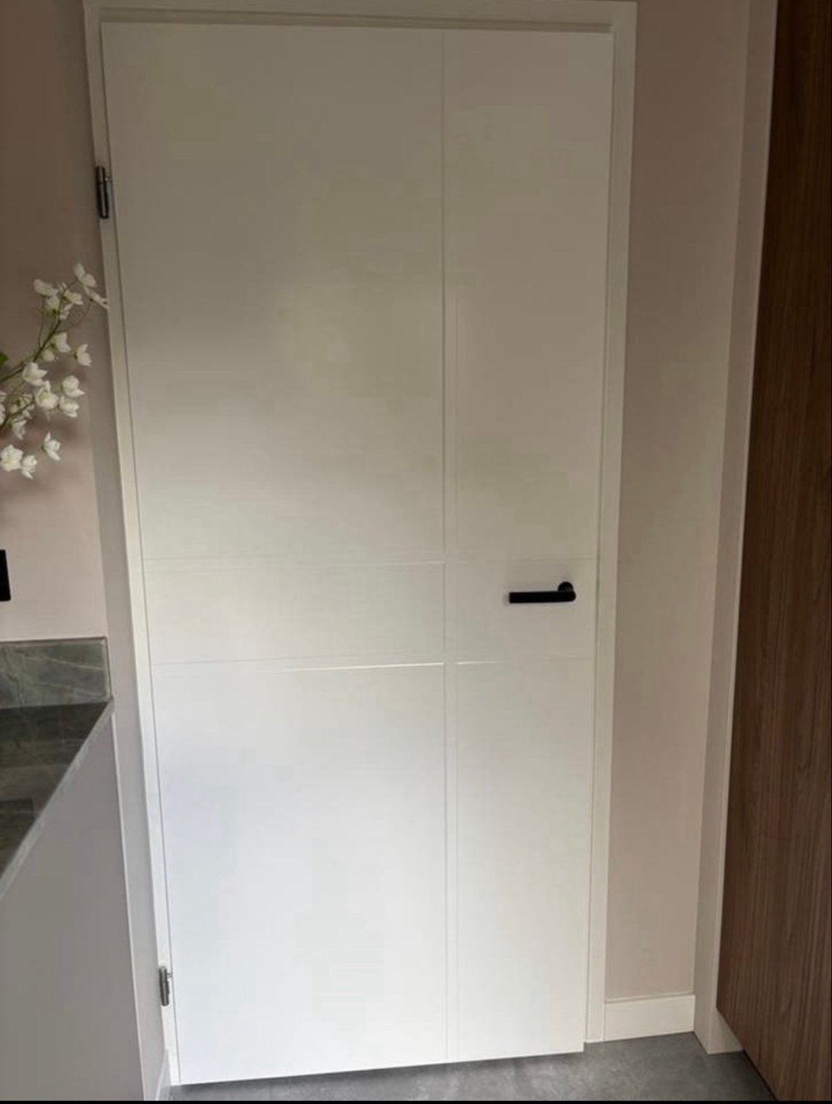 Svedex binnendeur wit (rechtsdraaiend), Ophalen, 80 tot 100 cm, Binnendeur, Nieuw