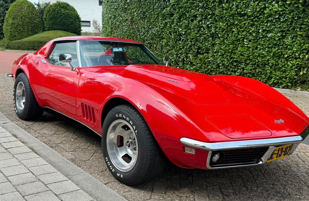 1968 C3 Corvette getunde 620pk Bigblock met handbak., Leder, Particulier, 620 pk, Radio