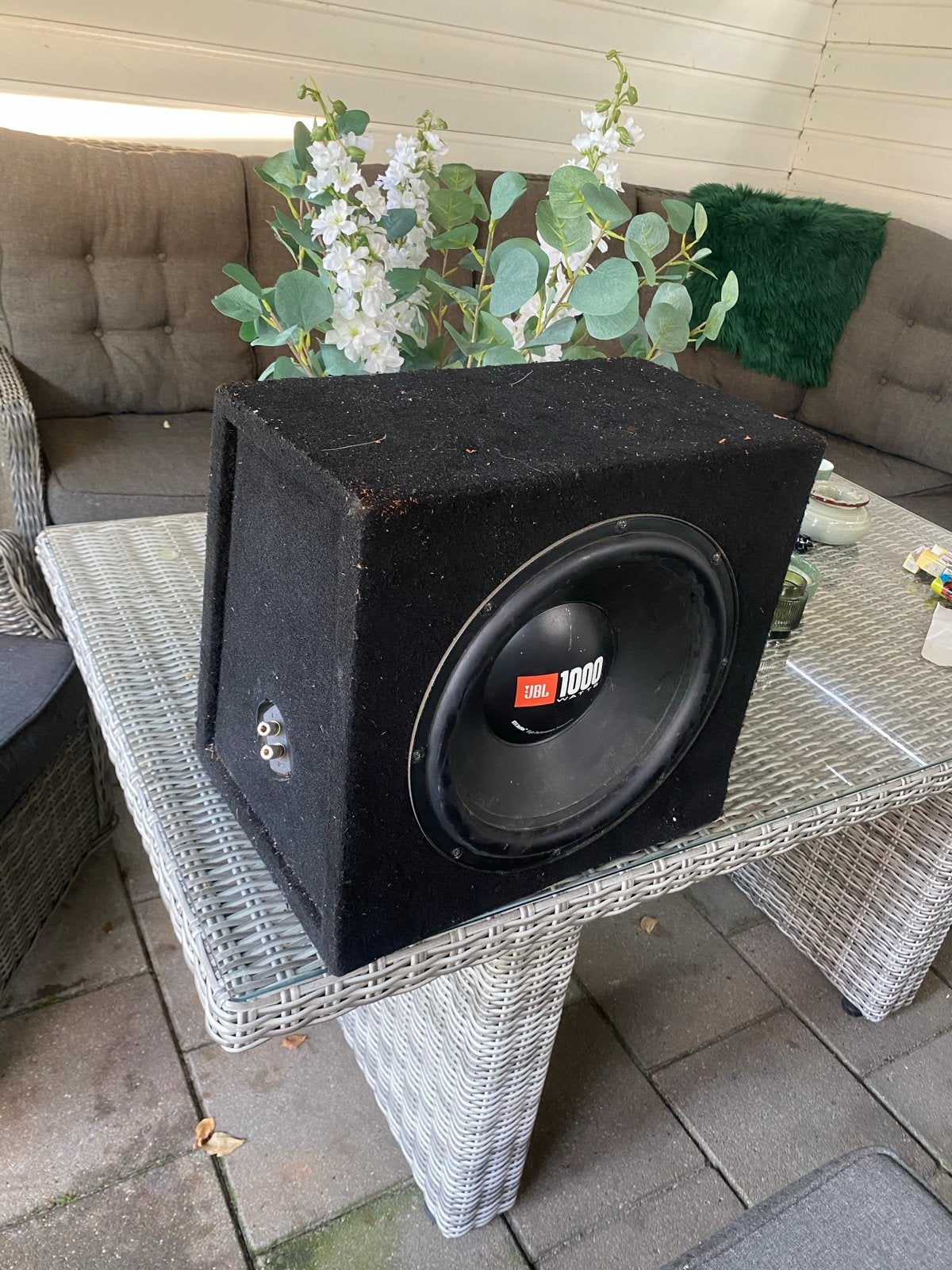 JBL 1000 Watt Subwoofer met Lightning Audio Versterker, Gebruikt, Ophalen, 150 watt of meer, Subwoofer