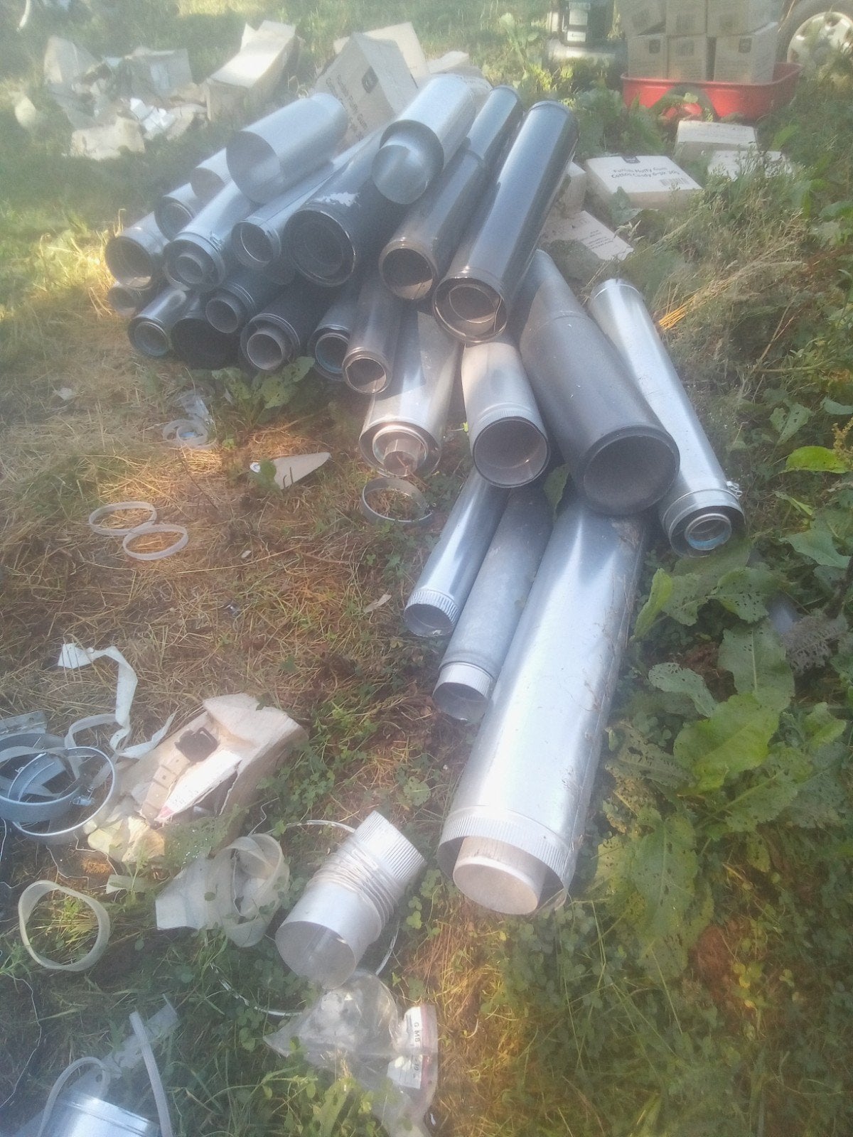Nieuwe rookkanalen - diverse maten, Doe-het-zelf en Verbouw, Ventilatie en Afzuiging, Ophalen