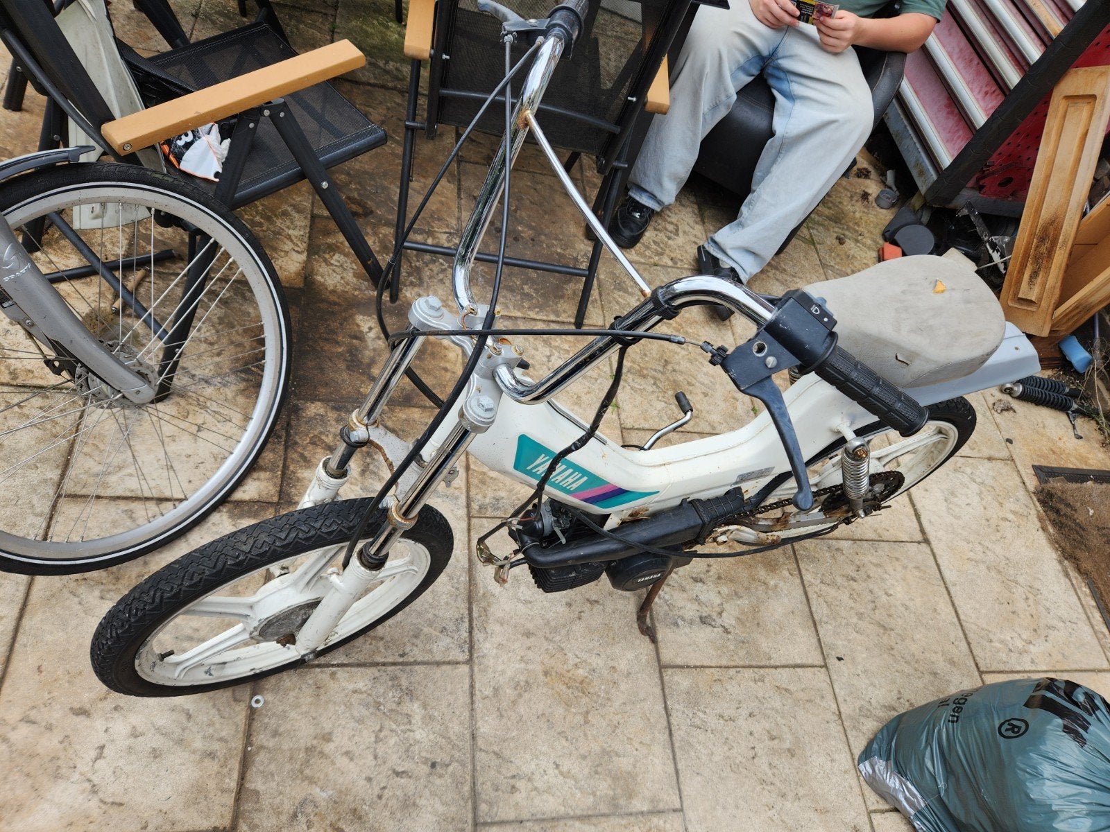 Yamaha me50 yamy zeldzaam, Fietsen en Brommers, Brommers | Crossbrommers, Ophalen, Gebruikt, Yamaha