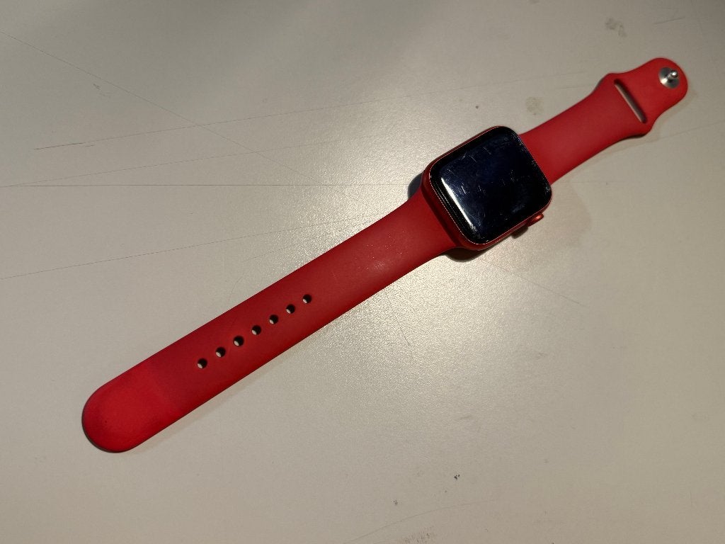 Apple Watch Series 6 - Rood, Gebruikt, Apple Watch ⌚️, IOS, Ophalen of Verzenden