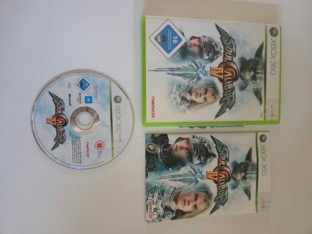 Xbox 360 - Soul Calibur IV	- 11652, Spelcomputers en Games, Vechten, 2 spelers, Ophalen of Verzenden, Zo goed als nieuw