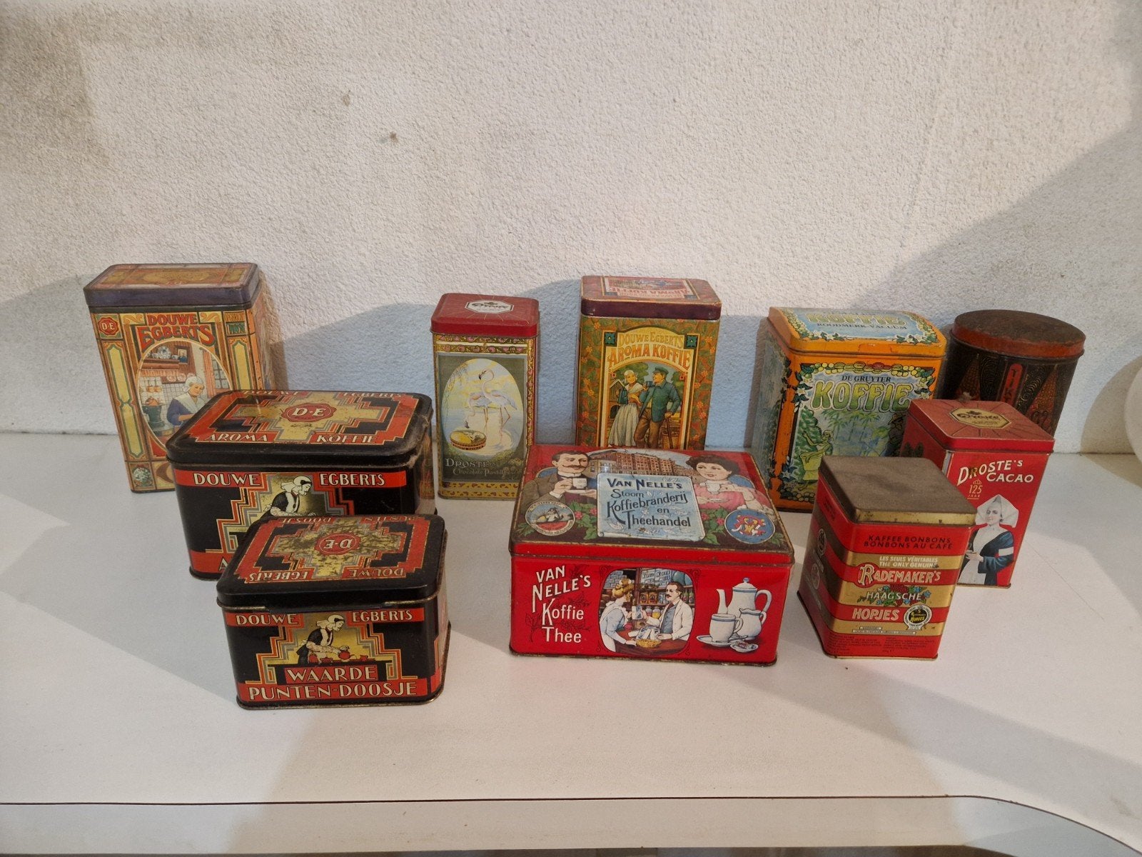 Collectie Oude Blikken, Verzamelen, Ophalen of Verzenden, Gebruikt, Koffie, Douwe Egberts