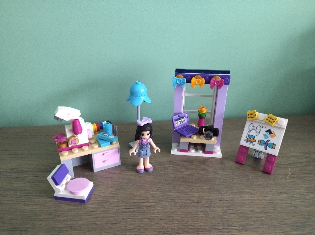 Lego Friends 41115 Emma's Naaiatelier, Kinderen en Baby's, Lego, Friends, Ophalen of Verzenden, Zo goed als nieuw