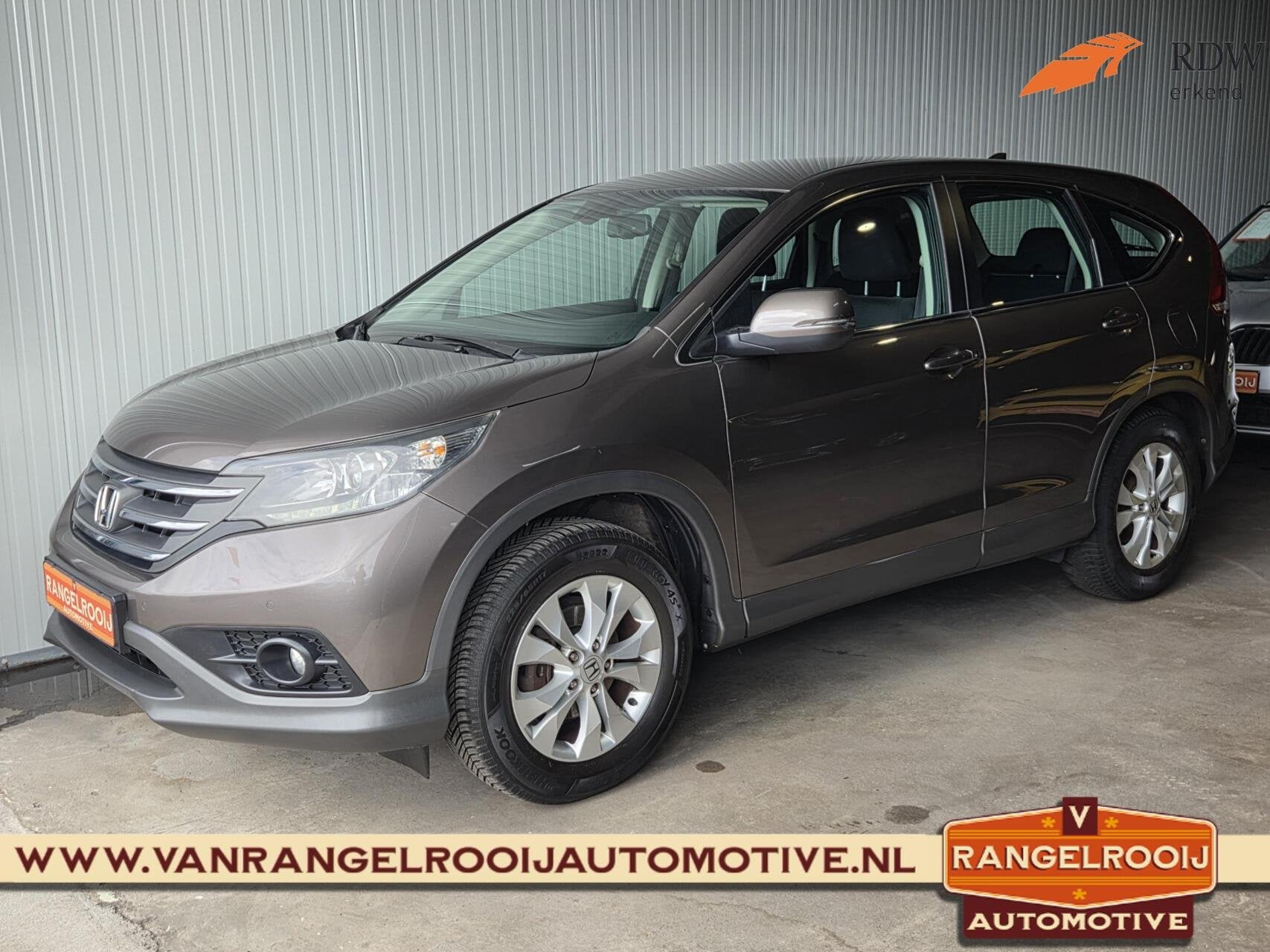 Honda CR-V 2.0 AWD Elegance, trekhaak (1700kg), clima, cruis, Auto's, Honda, Euro 5, Gebruikt, 4 cilinders, Bruin