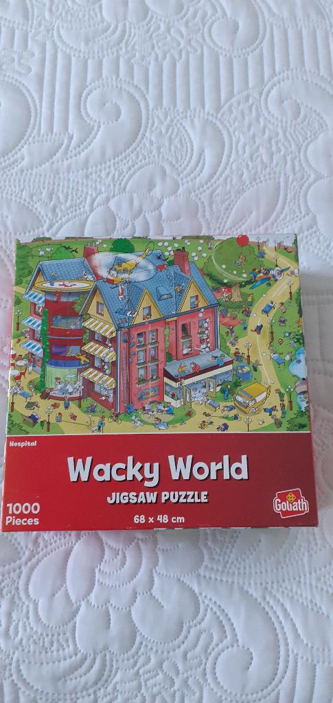 Wacky world puzzel, Ophalen, 500 t/m 1500 stukjes, Zo goed als nieuw