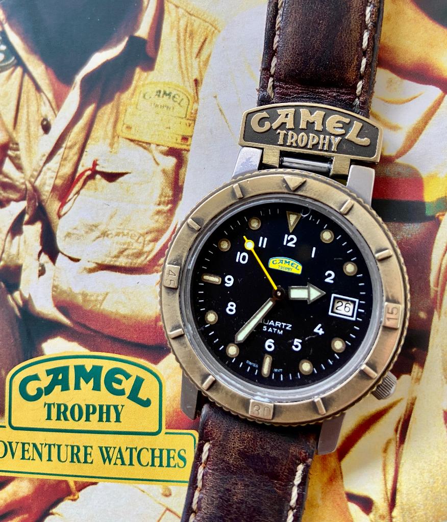 Camel Trophy horloge, Verzamelen, Retro, Overige typen, Verzenden
