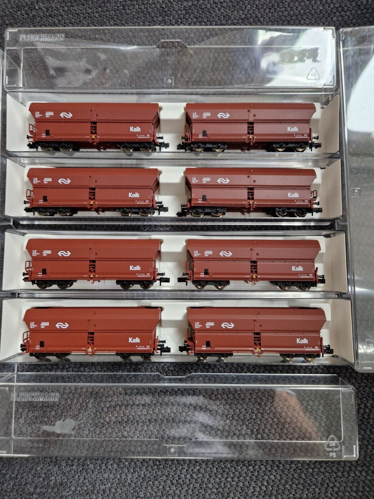 8x NS zelflossers Fleischmann piccolo ovp, Hobby en Vrije tijd, Modeltreinen | N-Spoor, Gelijkstroom, Fleischmann, Analoog, Ophalen of Verzenden