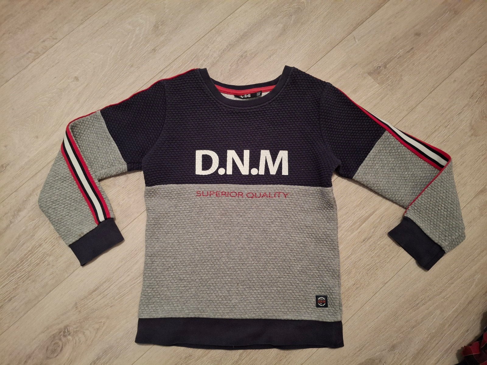 Leuke trui Europe Kids maat 122/128 grijs blauw, Kinderen en Baby's, Kinderkleding | Maat 122, Europe Kids, Trui of Vest, Ophalen of Verzenden