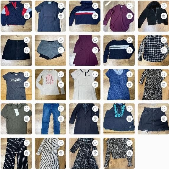 COMPLETE GARDEROBE: jassen, broeken, shirts, etc: 24 stuks, Kleding | Dames, Ophalen of Verzenden, Zo goed als nieuw, Maat 36 (S)