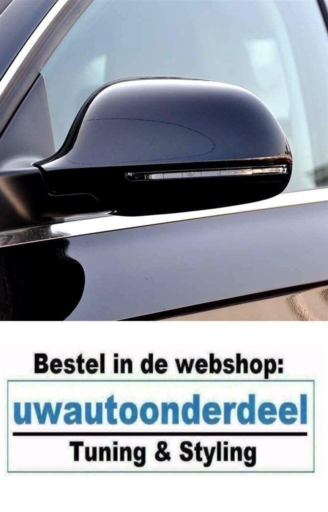 Glans Zwart Spiegelkappen Geschikt Voor Audi A3 S3 RS3 8P Pr, Verzenden, Automotive Parts, A.parts@hotmail.nl, Trasmolenlaan 12 3447 GZ Woerden