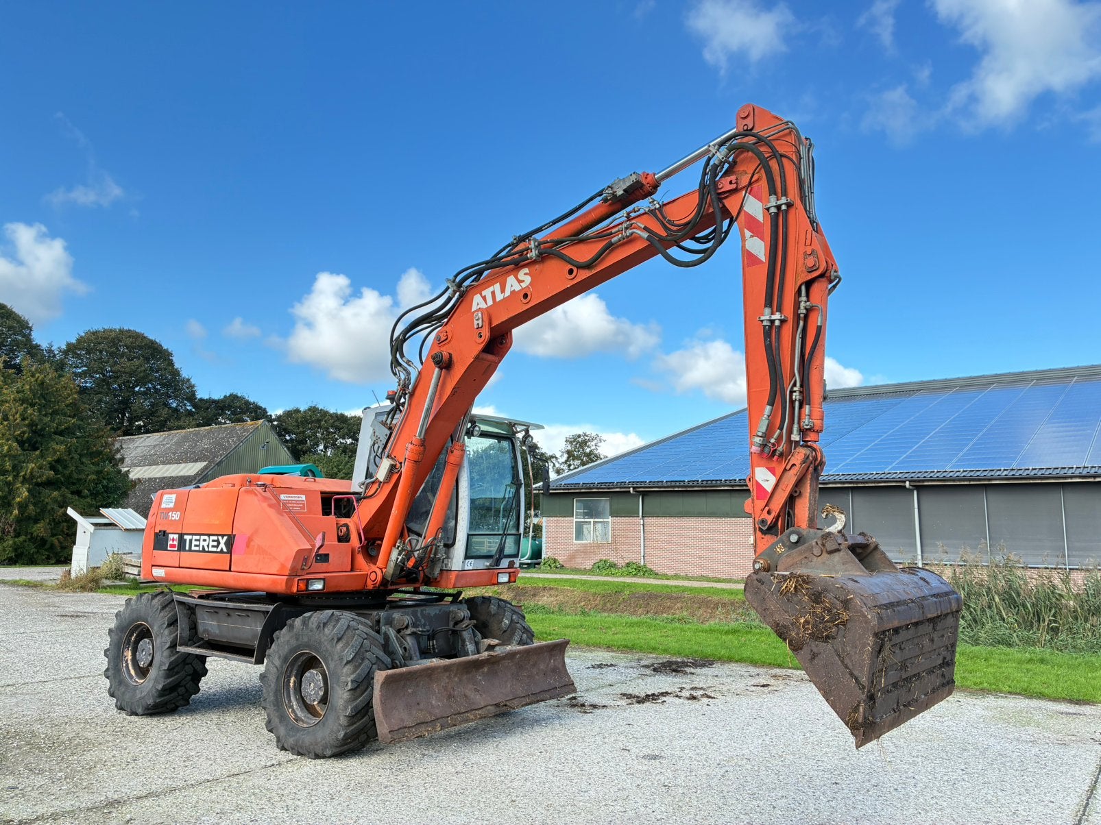 Atlas Terex TW150 - ISEKI Rups trekker - Verlengg.CW30- Toro, Ophalen of Verzenden, Graafmachine