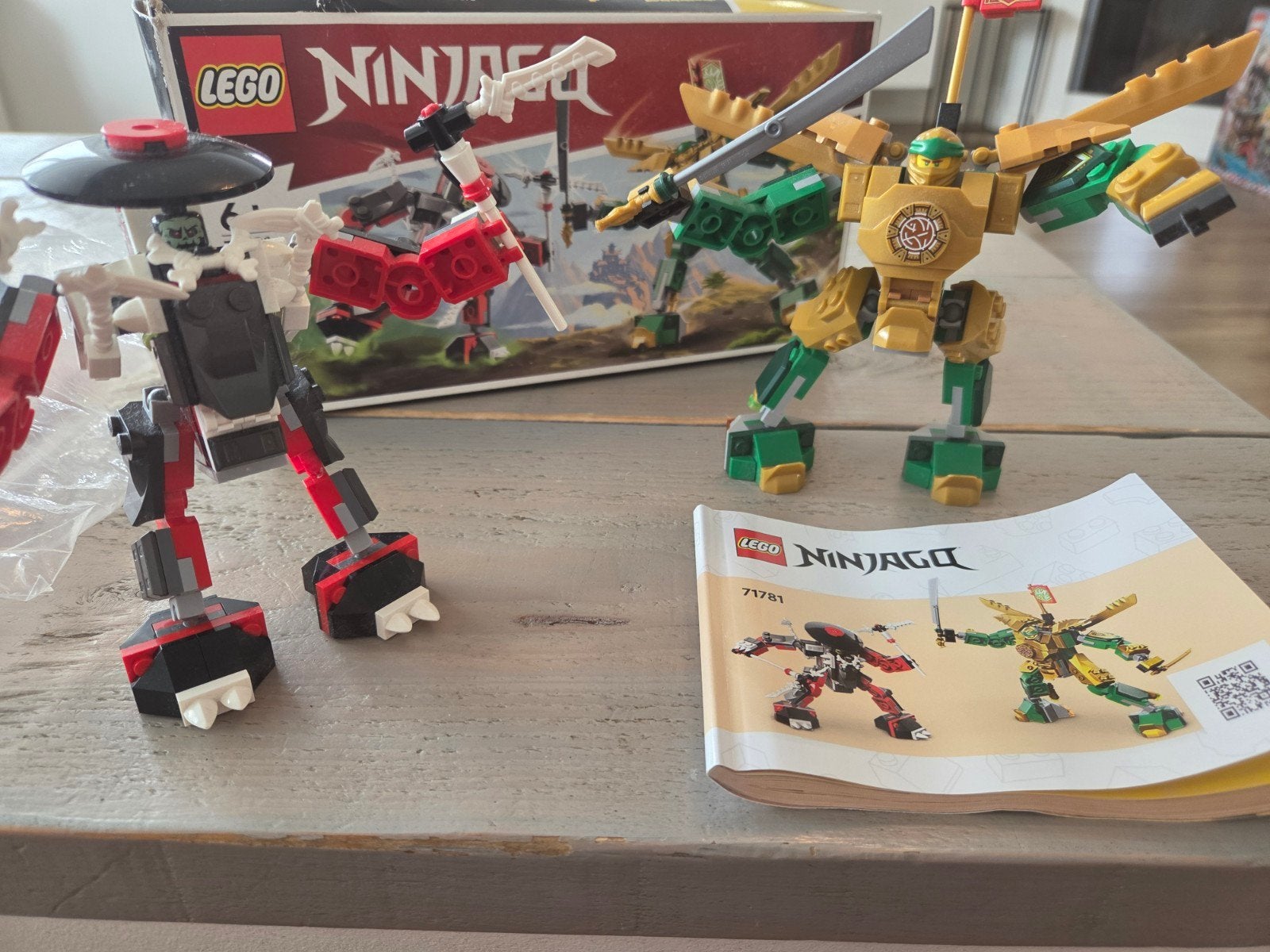 LEGO Ninjago 71781 Lloyd's Mech Battle compleet, Ophalen of Verzenden