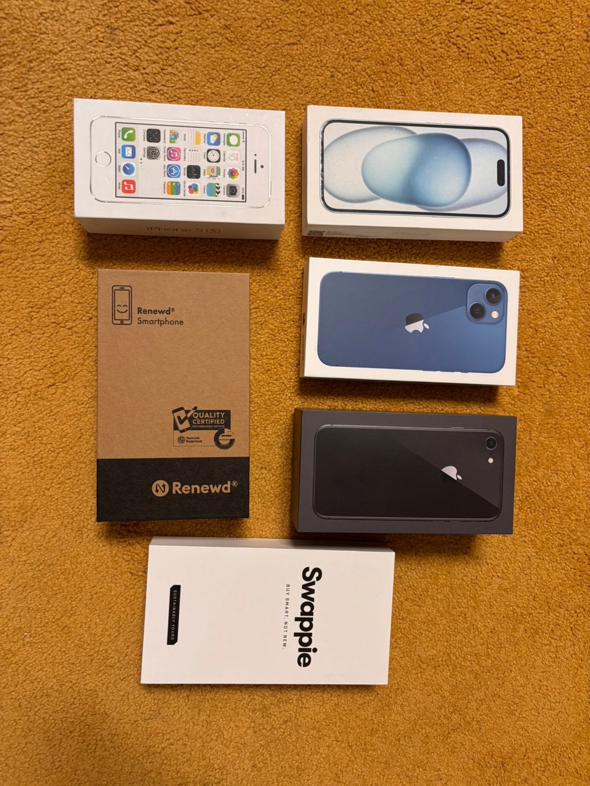 6x iPhone  verpakking - zonder telefoon!, Ophalen of Verzenden, Zo goed als nieuw