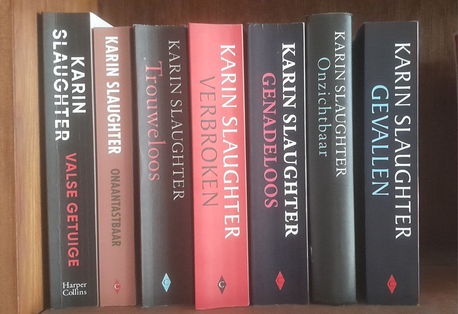 Karin Slaughter boeken reeks - 7 thrillers, Ophalen of Verzenden