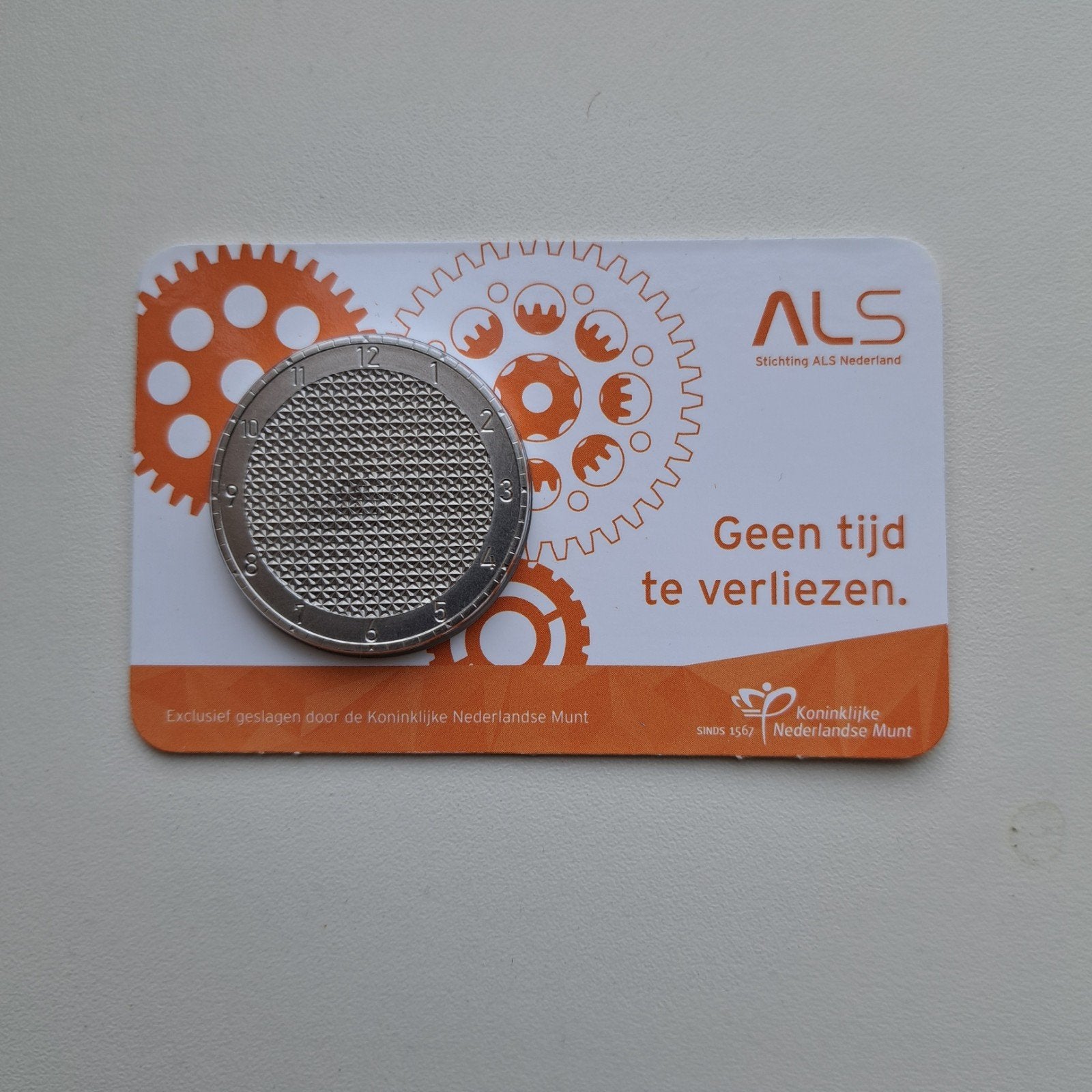 Coincard ALS Stichting Nederland - KNM BU, Ophalen of Verzenden, Overige waardes, Losse munt