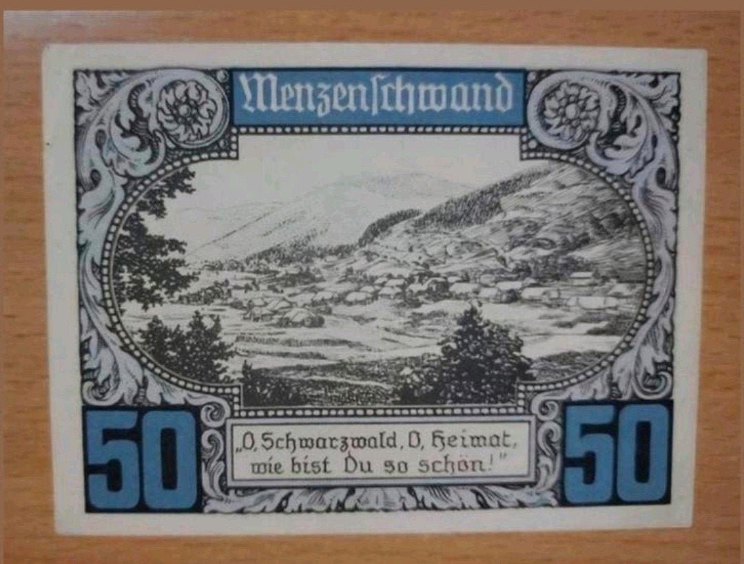 Duits Notgeld St. Blasien Noodgeld, Postzegels en Munten, Ophalen of Verzenden, Duitsland