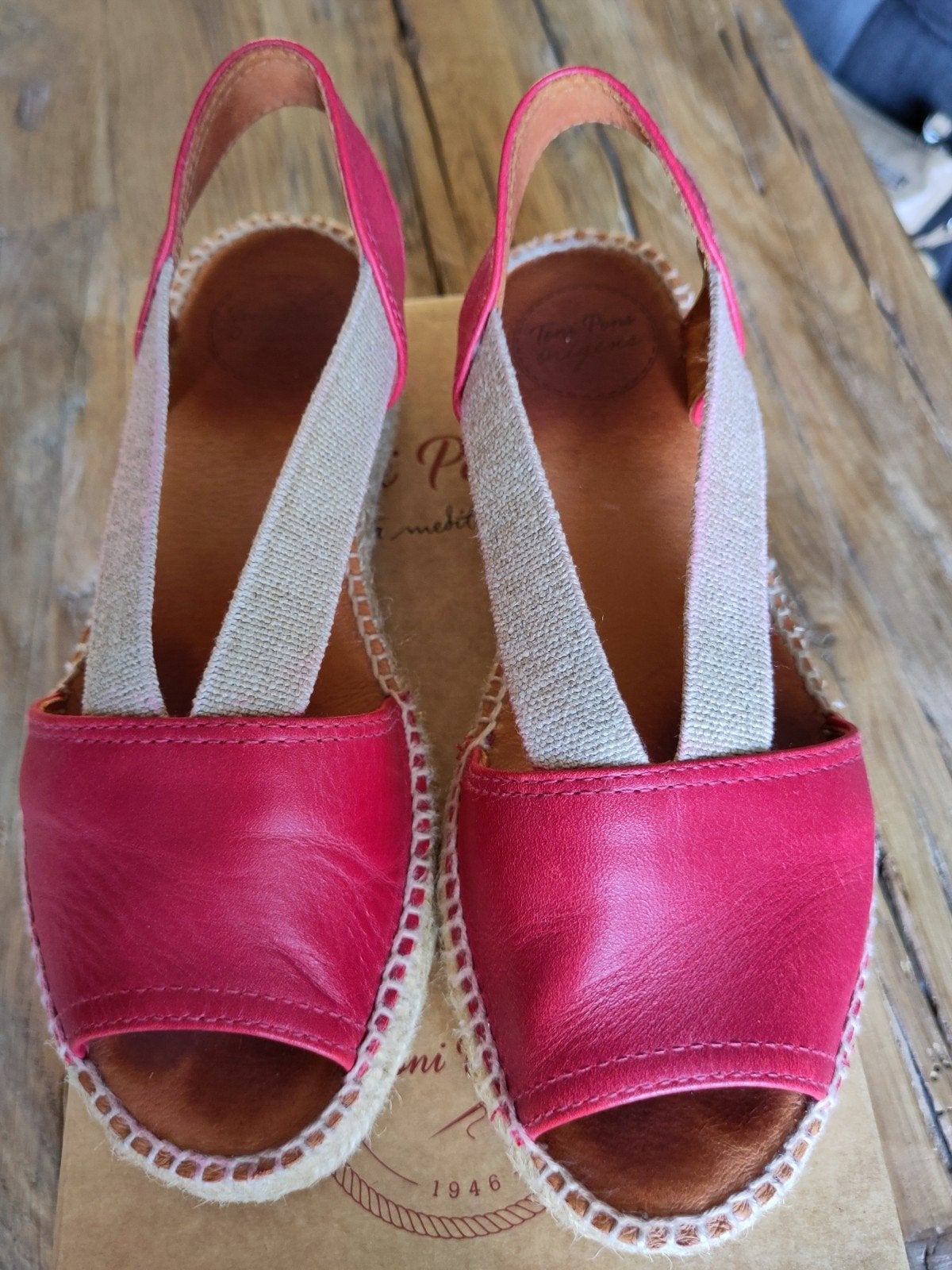Espadrilles Toni Pons - maat 37 - rood, Kleding | Dames, Schoenen, Gedragen, Espadrilles of Moccasins, Rood, Ophalen of Verzenden