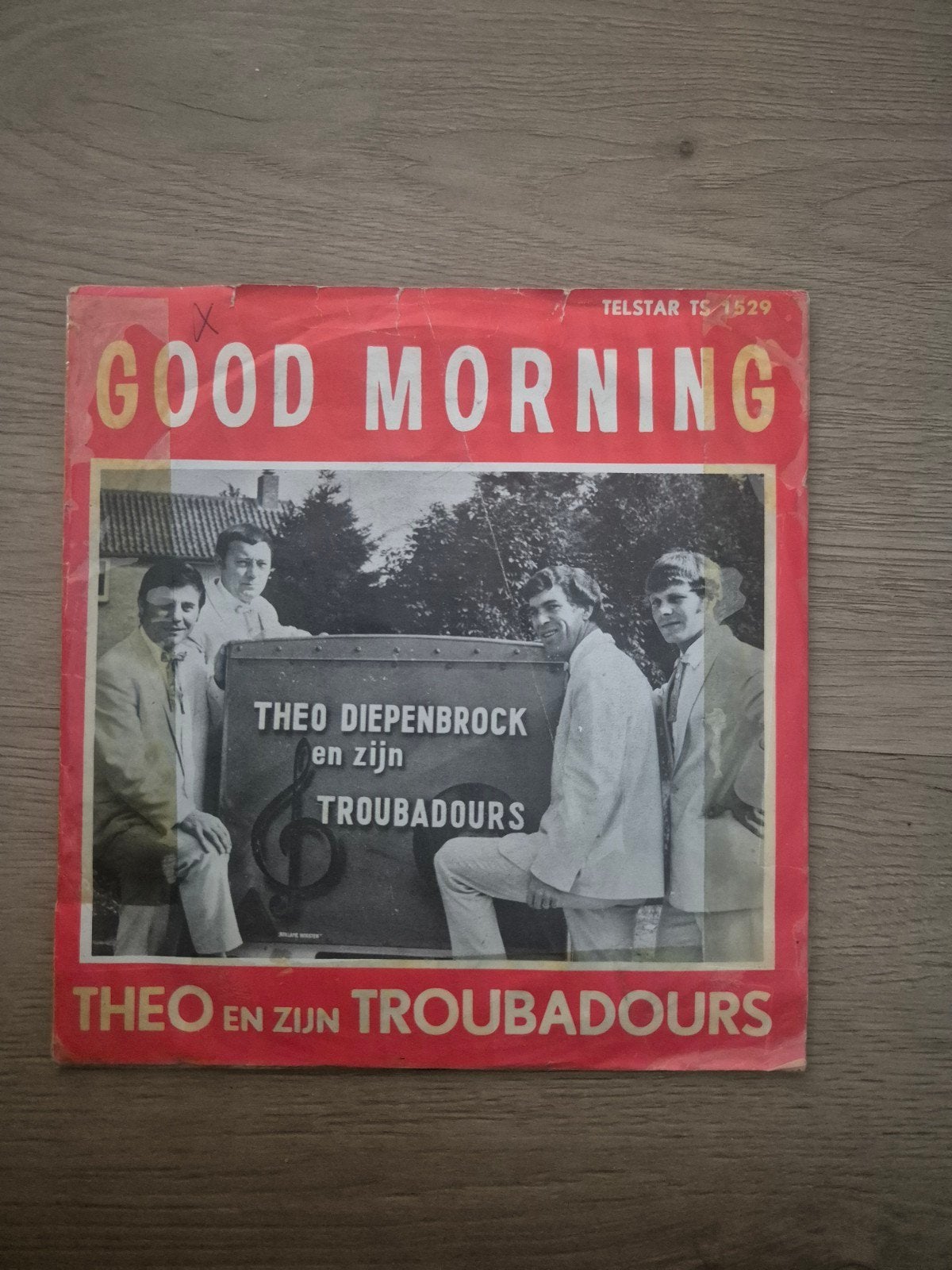 Theo en zijn troubadours- Goodmorning. Telstar 1529, Ophalen of Verzenden, Gebruikt, Overige formaten, Levenslied of Smartlap