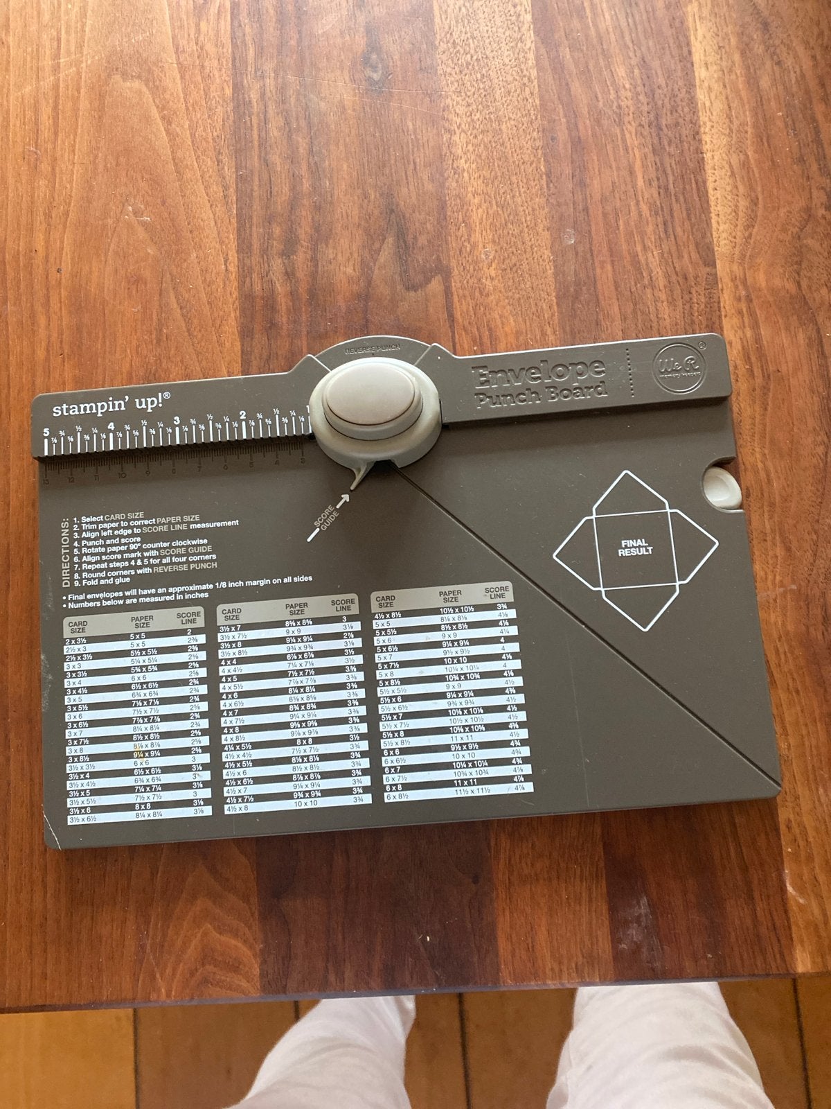 Stampin' Up! Envelope Punch Board & Tonic Studios Stamping P, Ophalen, Overige thema's, Gereedschap of Toebehoren, Zo goed als nieuw