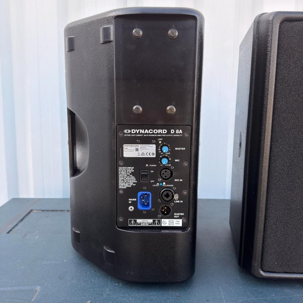 Dynacord D 8A powered – set van 2, Audio, Tv en Foto, Luidsprekers, Overige typen, Refurbished, Ophalen, 150 watt of meer