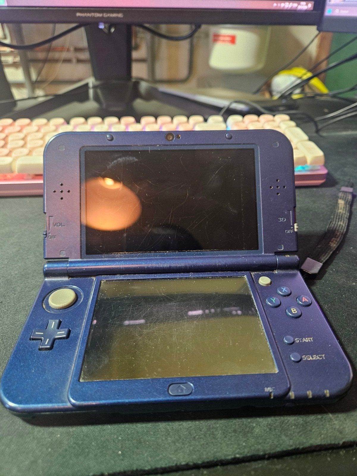 New Nintendo 3DS XL - Blauw - Gebruikt, Ophalen of Verzenden, Gebruikt, Blauw, 3DS XL