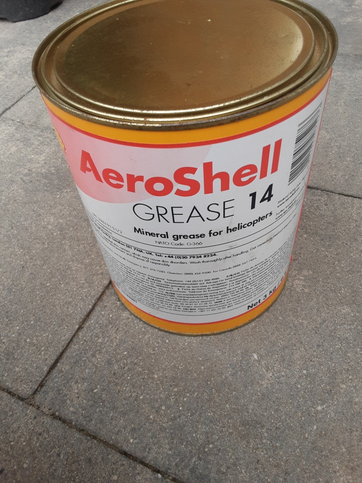AeroShell Grease 14 - Mineraal vet voor helikopters, Ophalen of Verzenden, Nieuw, Overige automerken