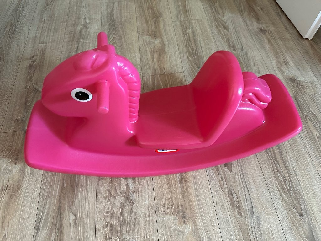 Little Tikes hobbelpaard (roze), Ophalen, Gebruikt