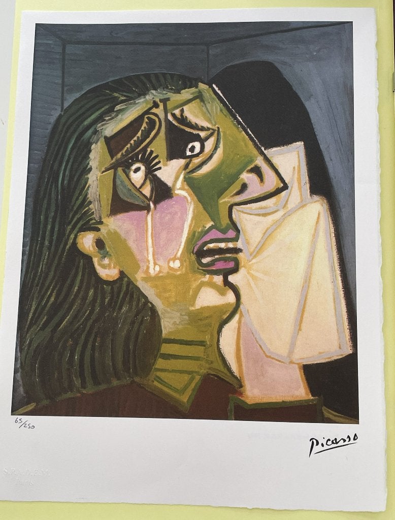 Pablo Picasso (1881-1973) - Huilende vrouw, Verzenden